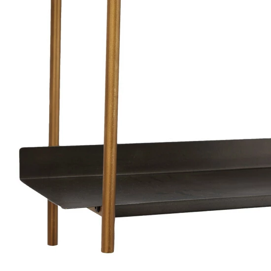 Best Sale 🤩 Studio 350 Grey Metal Modern Wall Shelf - 21.20x24.10x9.10 💯 - Image 5