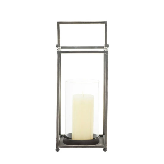 Flash Sale ๐ฅ Studio 350 Black Metal Modern Lantern 16 X 6 X 6 - 6 X 6 X 16 โค๏ธ - Image 2