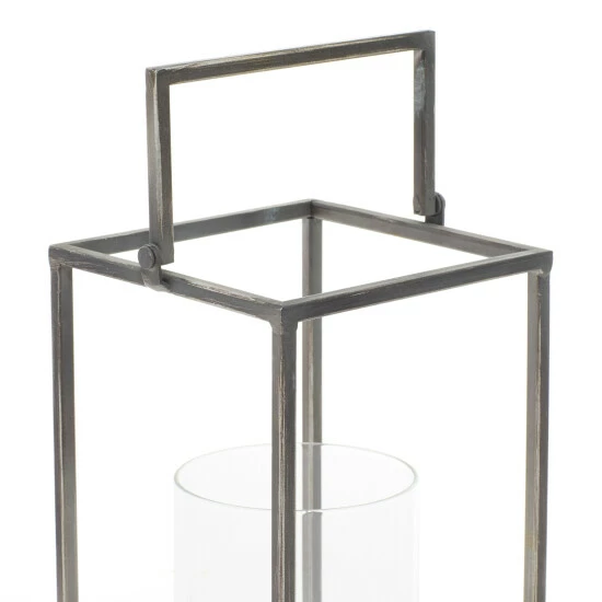 Flash Sale ๐ฅ Studio 350 Black Metal Modern Lantern 16 X 6 X 6 - 6 X 6 X 16 โค๏ธ - Image 5