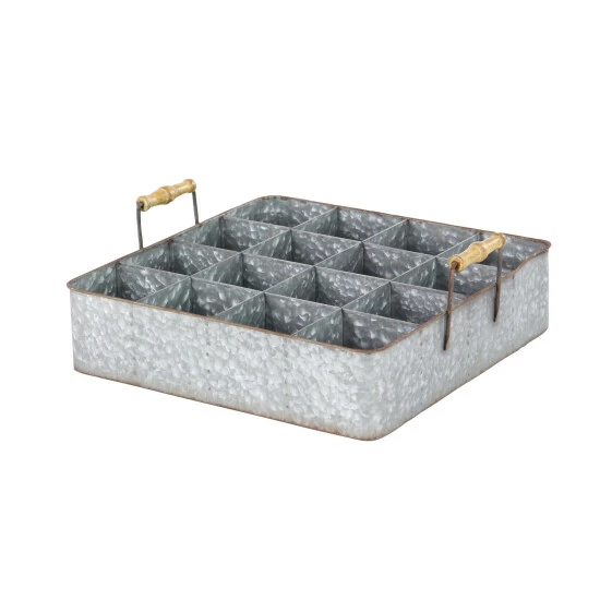 Best deal ๐ Studio 350 Farmhouse Wood And Metal 16-Bottle Table Top Wine Holder ๐ - Image 3