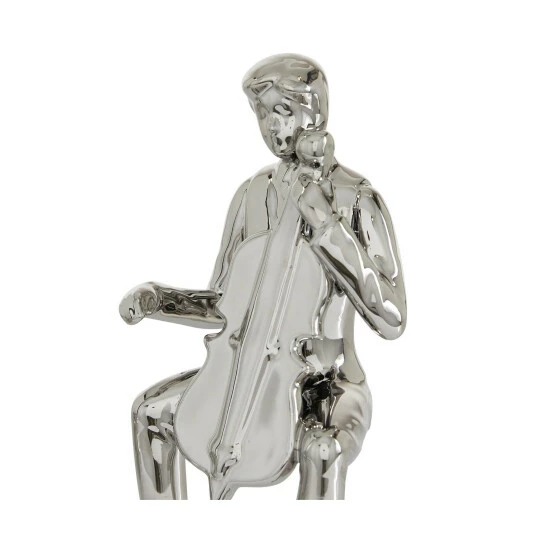 Best reviews of 👍 Studio 350 Silver Ceramic Traditional Sculpture People (Set Of 3) - 4 X 5 X 9 ✨ - Image 5