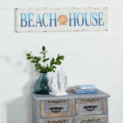 Best reviews of 🧨 Studio 350 White Iron Coastal Wall Decor Text 10 X 36 X 1 - 36 X 1 X 10 🎉