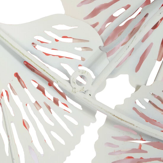 New 🔔 Studio 350 Coral Orange And White Metal Coastal Beach Sea Wall Art Sculpture 🌟 - Image 7