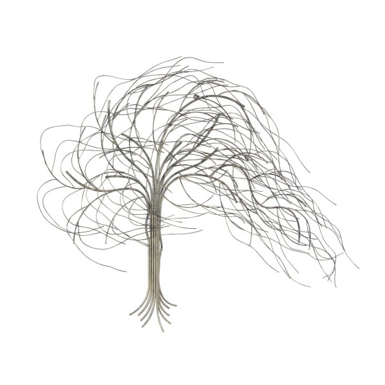 Discount 🔥 Studio 350 Silver Metal Contemporary Wall Decor Trees And Nature 36 X 54 X 4 👏 - Image 4