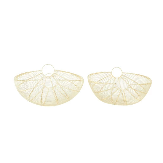 Top 10 🔥 Studio 350 Gold Iron Contemporary Decorative Bowl (Set Of 2) - 15 X 15 X 8 😉 - Image 3