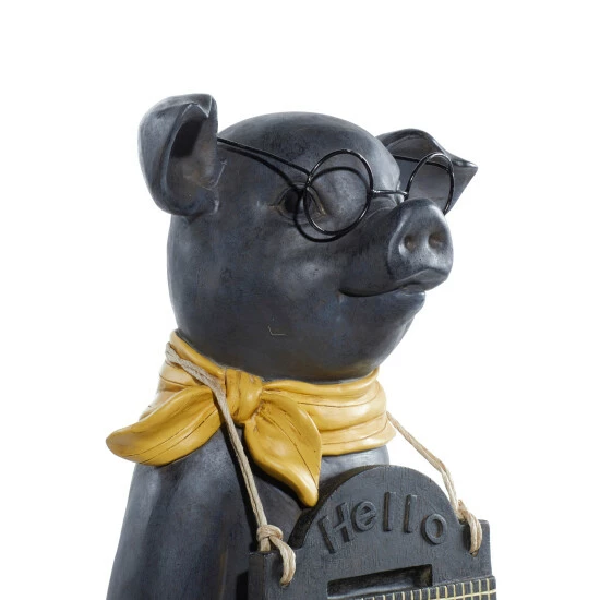 Best Sale ๐ Studio 350 Black Polystone Farmhouse Sculpture Animals 46 X 13 X 15 - 13 X 15 X 46 ๐ฅฐ - Image 5