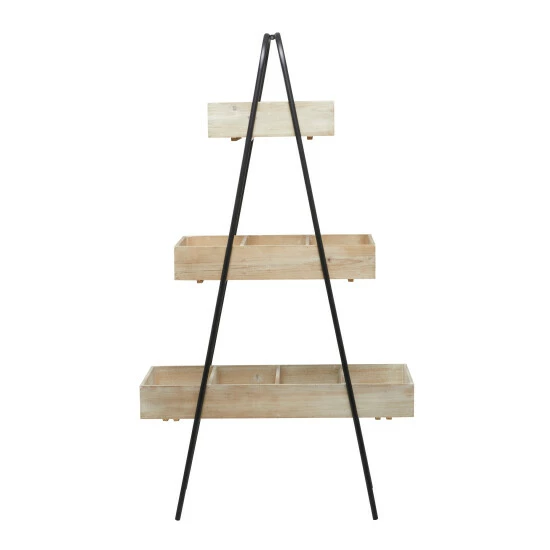 Brand new ๐ Studio 350 Brown Wood Modern Farmhouse Plantstand - 32"L X 13"W X 56"H โญ - Image 2