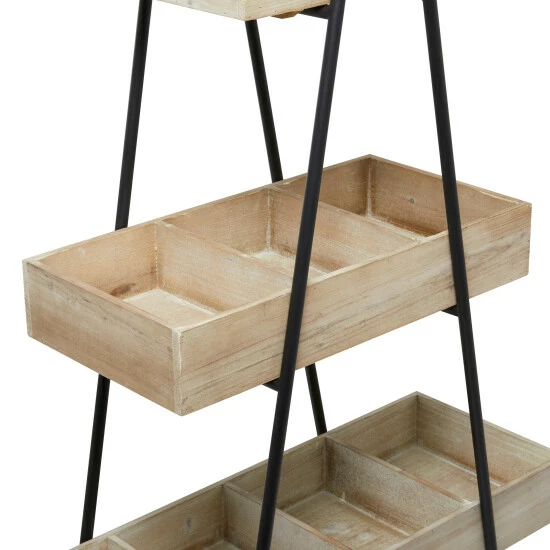 Brand new ๐ Studio 350 Brown Wood Modern Farmhouse Plantstand - 32"L X 13"W X 56"H โญ - Image 6