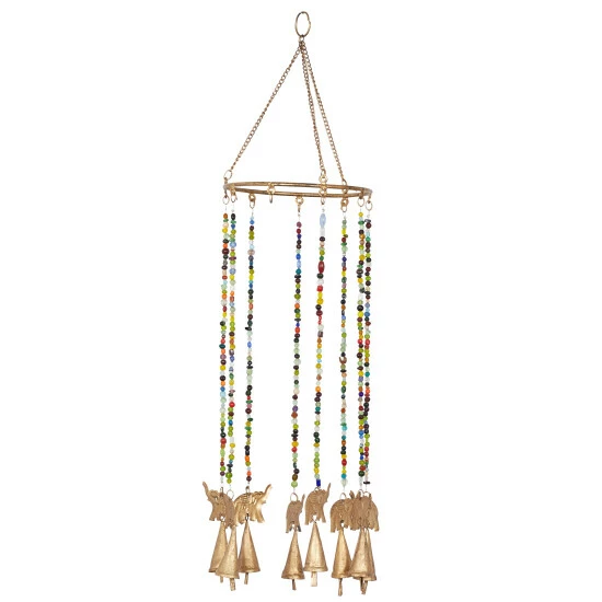 Budget ❤️ Studio 350 Gold Iron Eclectic Windchime 17 X 7 X 7 - 7 X 7 X 17 ❤️ - Image 2