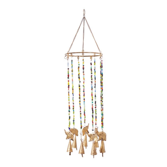 Budget ❤️ Studio 350 Gold Iron Eclectic Windchime 17 X 7 X 7 - 7 X 7 X 17 ❤️ - Image 3