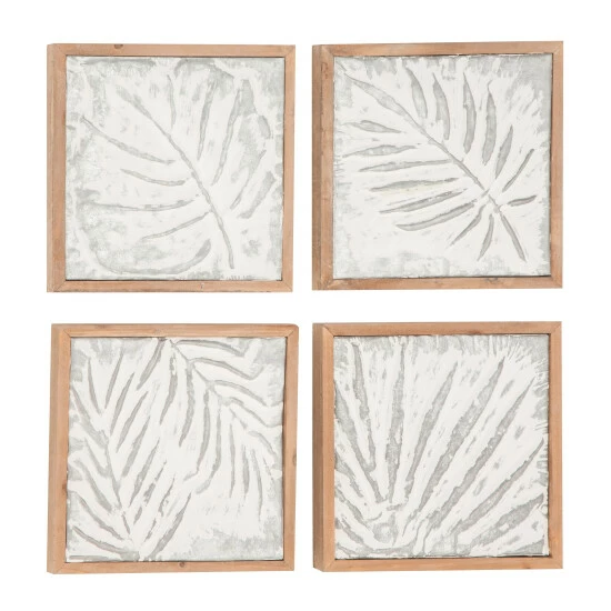 Best deal 🤩 Studio 350 Brown Fir Farmhouse Wall Decor Floral And Botanical (Set Of 4) ⭐ - Image 2