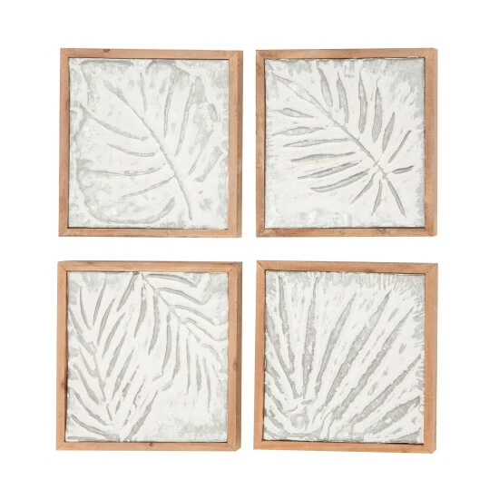 Best deal 🤩 Studio 350 Brown Fir Farmhouse Wall Decor Floral And Botanical (Set Of 4) ⭐ - Image 4