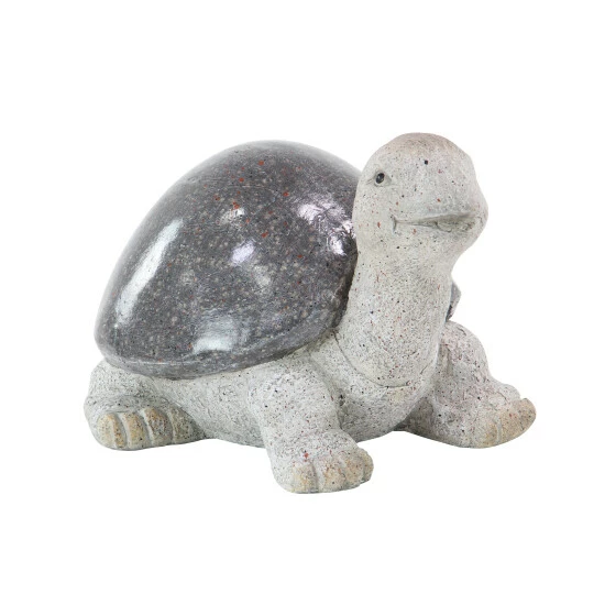 New ❤️ Studio 350 White Polystone Country Garden Sculpture Turtle 10 X 13 X 12 - 13 X 12 X 10 😉 - Image 2