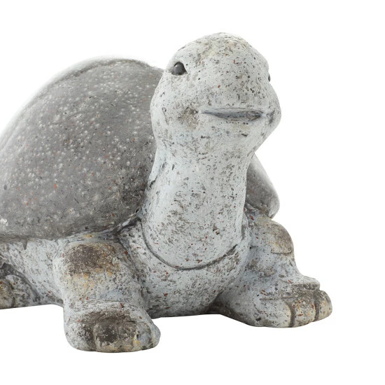 New ❤️ Studio 350 White Polystone Country Garden Sculpture Turtle 10 X 13 X 12 - 13 X 12 X 10 😉 - Image 6