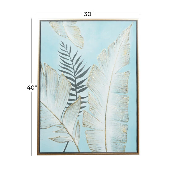 Best Sale 🔔 Studio 350 Green Canvas Coastal Framed Wall Art 40 X 30 X 1 - 30 X 1 X 40 🎁 - Image 5