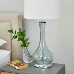 Top 10 🔥 Studio 350 Blue Glass Traditional Table Lamp (Set Of 2) 🤩