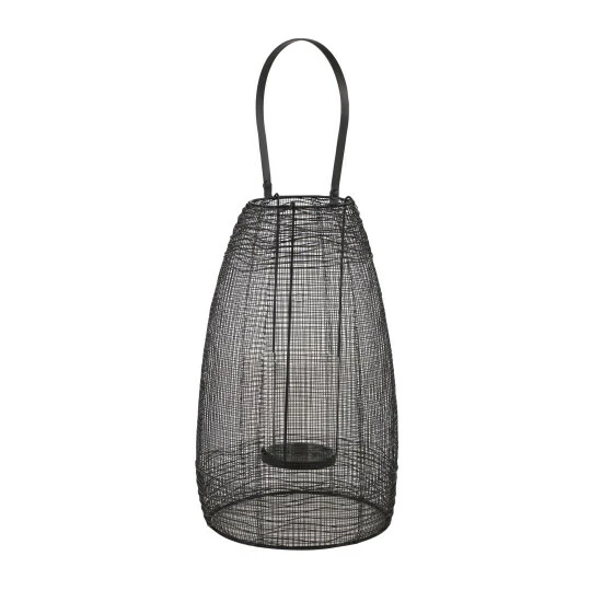 Buy 😍 Studio 350 Black Metal Modern Lantern 16 X 9 X 9 - 9 X 9 X 16 🤩 - Image 3