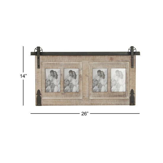 Best deal ๐งจ Studio 350 Brown MDF Farmhouse 26-inch Wall Photo Frame ๐ฅ - Image 5