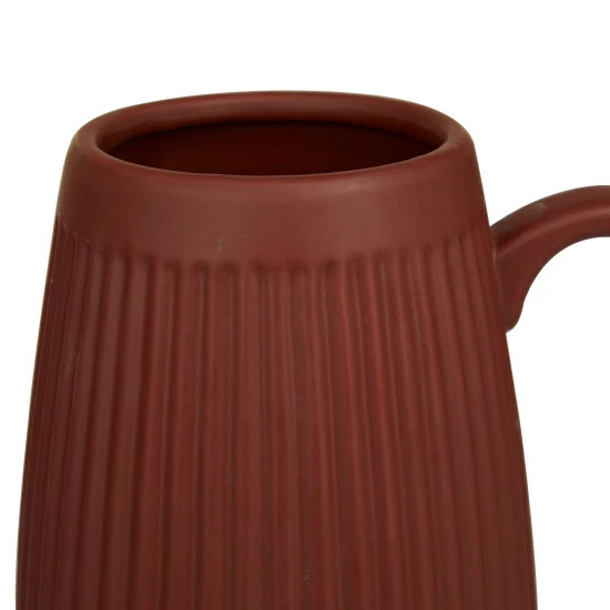 Coupon โญ Studio 350 Maroon Stoneware Contemporary Vase ( Set Of 2) ๐ฏ - Image 5