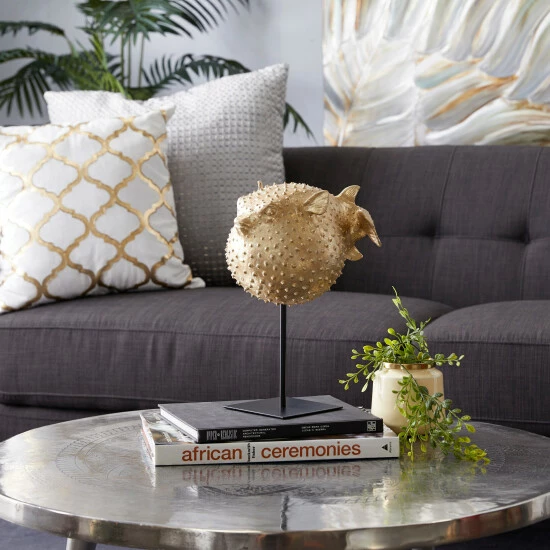 Top 10 😀 Studio 350 Gold Polyresin Coastal Sculpture Animals 14 X 10 X 7 - 10 X 7 X 14 🌟