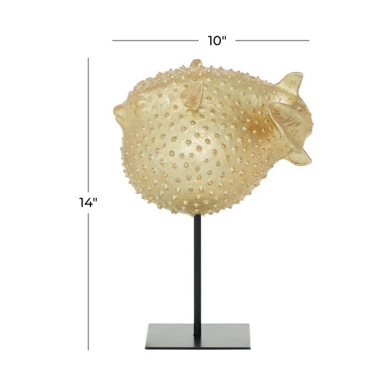 Top 10 😀 Studio 350 Gold Polyresin Coastal Sculpture Animals 14 X 10 X 7 - 10 X 7 X 14 🌟 - Image 7