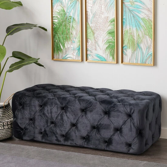 Best reviews of 🔥 Studio 350 MDF Vintage Bench 16 X 47 X 23 - 47 X 22 X 16 Black 👏 - Image 8