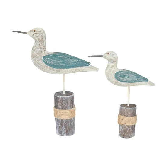 Best Sale 😉 Studio 350 Blue Pine Coastal Sculpture (Set Of 2) - S/2 14", 11"H 🔔 - Image 2