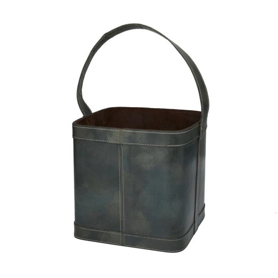 Cheap ๐ Studio 350 Leather Modern Wine Holder - 9 X 9 X 17 Black ๐ฏ - Image 3