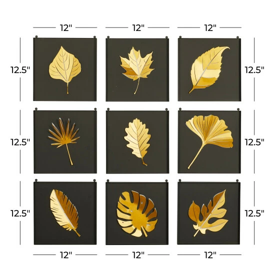 Cheap 🎉 Studio 350 Metal Contemporary Wall Decor (Set Of 9) 💯 - Image 6