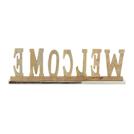 Flash Sale 🌟 Studio 350 Brown Wood Natural Decorative Sign 6 X 21 X 2 - 21 X 2 X 6 🥰 - Image 6