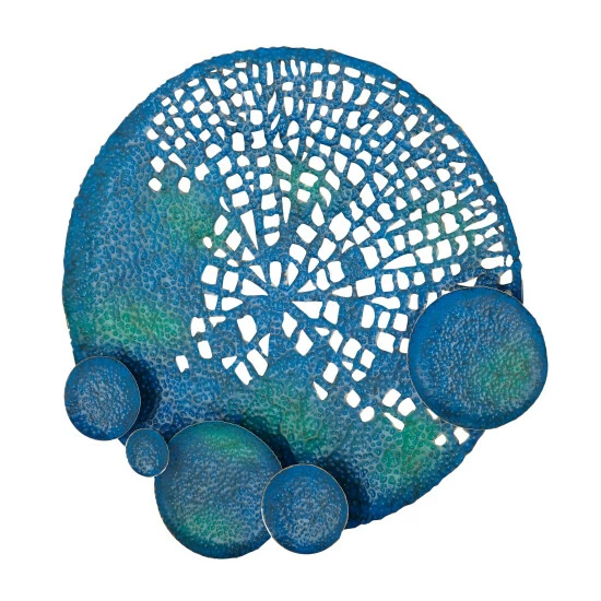 New ๐ Studio 350 Blue Metal Modern Wall Decor 40 X 40 X 2 โ - Image 2