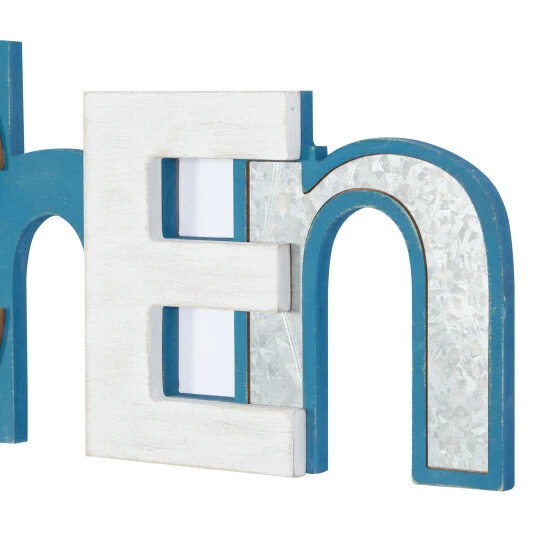 New 🔔 Studio 350 Multi MDF Coastal Wall Decor 7 X 24 X 1 - 24 X 1 X 7 😉 - Image 3