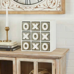 Best Pirce 💯 Studio 350 White Wood Traditional Tic Tac Toe Cabinet - 11 X 9 X 11 ❤️