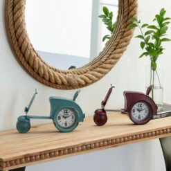 Cheap 🛒 Studio 350 Multi Color Iron Country Cottage Clock (Set Of 2) - 13 X 3 X 8 💯