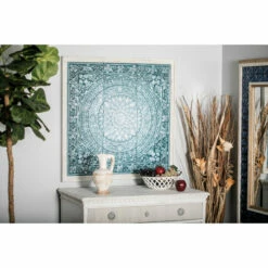 Top 10 🧨 Studio 350 Rustic 34 X 33 Inch Off-White And Teal Floral Wall Decor 👏