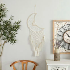 Flash Sale 😉 Studio 350 White Plastic Bohemian Dreamcatcher Wall Decor ⭐