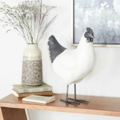 Brand new 🎉 Studio 350 White Polystone French Country Garden Sculpture 17 X 7 X 13 - 7 X 13 X 17 😉