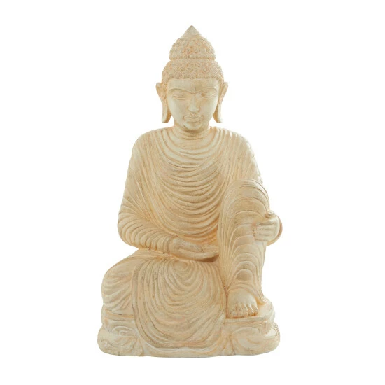 Coupon 🔔 Studio 350 MGO Traditional Garden Buddha Sculpture Beige ❤️ - Image 2