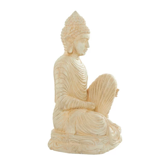 Coupon 🔔 Studio 350 MGO Traditional Garden Buddha Sculpture Beige ❤️ - Image 3