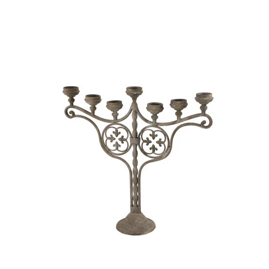 Hot Sale ✨ Studio 350 Light Brown Metal Vintage Candelabra - 29 X 7 X 28 🥰 - Image 3
