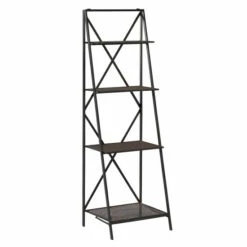 Coupon ๐ Studio 350 Black Metal Industrial Wall Shelf 57 X 18 X 15 - 18 X 15 X 57 ๐คฉ
