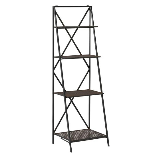 Coupon 👍 Studio 350 Black Metal Industrial Wall Shelf 57 X 18 X 15 - 18 X 15 X 57 🤩