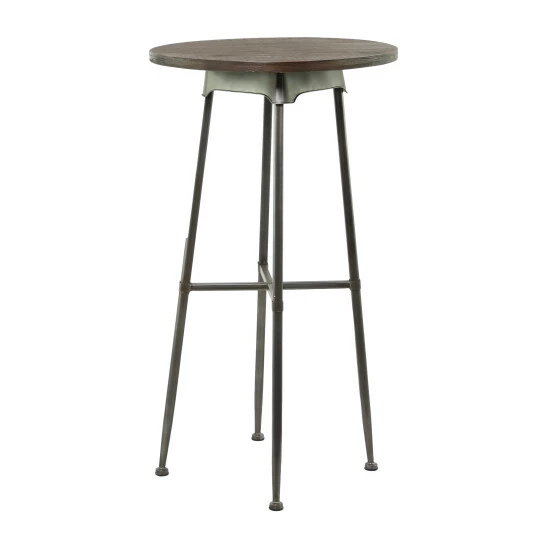 New ๐ Studio 350 Brown Metal Industrial Accent Table - 24 X 24 X 42 ๐ฏ - Image 2