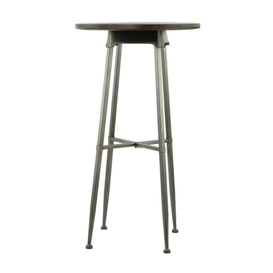 New ๐ Studio 350 Brown Metal Industrial Accent Table - 24 X 24 X 42 ๐ฏ - Image 6