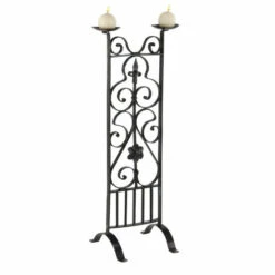 Deals 🤩 Studio 350 Black Metal Traditional Candle Holder 32 X 13 X 10 ❤️