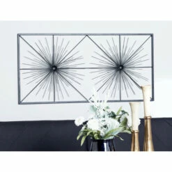Cheapest ⭐ Studio 350 Black Iron Contemporary Wall Decor Ornamental 🤩