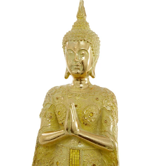 Top 10 🎉 Studio 350 Gold Polystone Glam Sculpture Buddha 25 X 9 X 6 - 9 X 6 X 25 😉 - Image 5