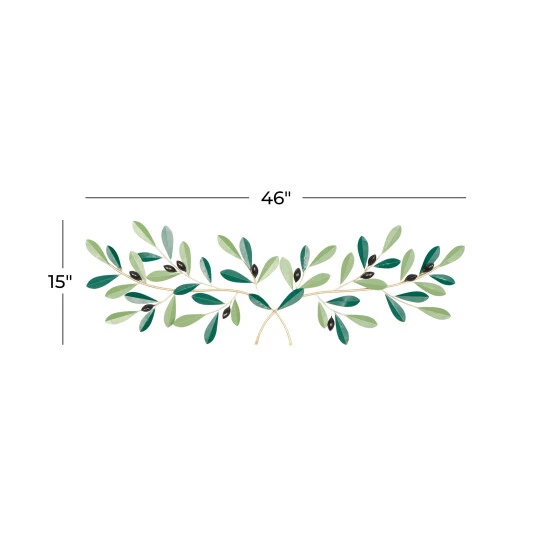 Cheap ❤️ Studio 350 Green Iron Farmhouse Wall Decor 16 X 46 X 2 💯 - Image 5
