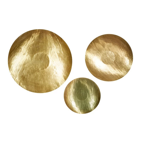 Budget ✨ Studio 350 Gold Iron Modern Glam Contemporary Round Circle Wall Art (Set Of 3) 🌟 - Image 2