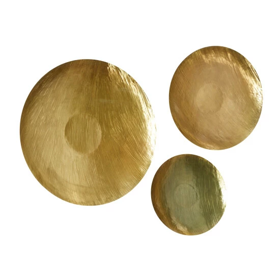 Budget ✨ Studio 350 Gold Iron Modern Glam Contemporary Round Circle Wall Art (Set Of 3) 🌟 - Image 4